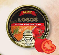 Лосось у Томатному Соусі Losos v Sosie Pomidorowym M&K 160 г Польща