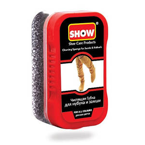 Губка для взуття "SHOW", міні, для замші та нубуку 1/48