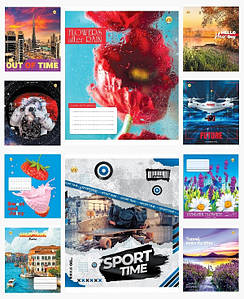 Зошит (96 арк.#) "Тетрада" Люкс 11731 офсетка., ш.к.4820049491395