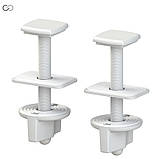 Сидіння для унітаза з планкою, 369х464 мм. "Креплення за осями 15-16 см", фото 9