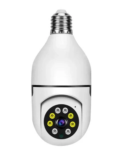 Бездротова поворотна камера відеоспостереження IP у плафоні для лампочки E-smarter E 27 Full-HD 2MP c Wi Fi, фото 1