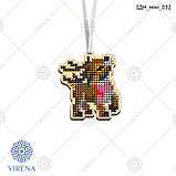 Іграшка дерев'яна новорічна ІДН_МІНІ_032, фото 2