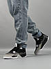Чоловічі кросівки Nike Air Jordan 4 Retro Fear Pack Grey Black Молодіжні Найк Джордан Ретро чорні з сірим, фото 10