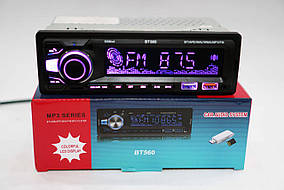 Автомагнітола Bluetooth RGB 2xUSB SD AUX 4x50W BT560