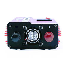 Інвертор перетворювач напруги Power Inverter 800W 12-220V, 4 USB порти, 1 розетка 220V, фото 5