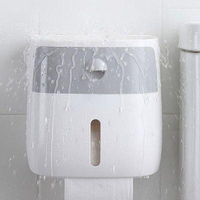 Навесной держатель для туалетной бумаги, пластиковый держатель для туалетной бумаги - фото 9 - id-p1961973446