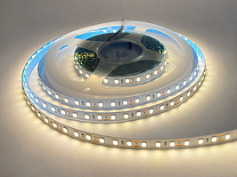 Світлодіодна стрічка 2835-120led-8mm-12V, IP20 подвійна плата тепло білий