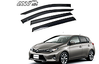 Дефлекторы окон ветровики Toyota Auris (E180) 2012-2018 (скотч) ANV