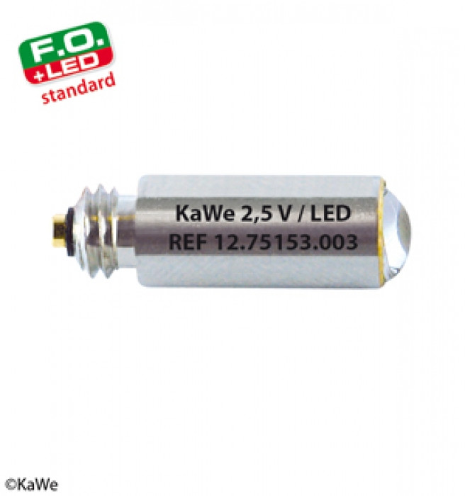 Лампа KaWe 2,5V LED 12.75153.003 для отоскопа Eurolight F.O. 30,Combilight F.O. 30, Picolight F.O. - фото 1 - id-p1961971706