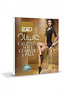 Носки женские EGEO Oliwia Soft Comfort 40 Den, 2 пары ONESIZE bronzo