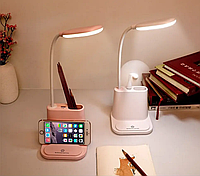 Настольная Светодиодная Лампа USB с Держателем для Телефона Multifunctional Desk Lamp