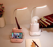 Настільна світлодіодна лампа USB з тримачем для Телефону Multifunctional Desk Lamp