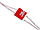 Світлодіодні модулі 2835-1smd 12V 0,33ватт IP67 з лінзою білий LEDUA, фото 5
