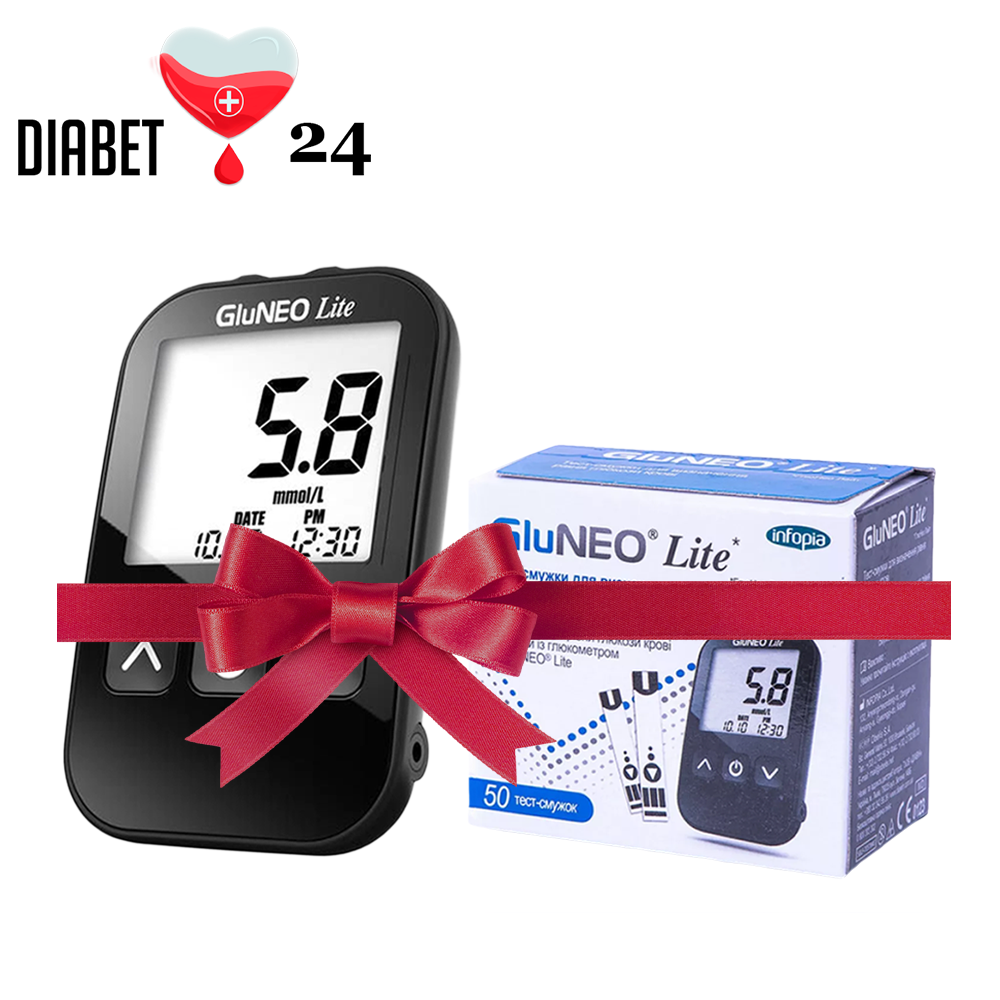 Купить Глюкометр GluNeo Lite + 50 тест-полосок, цена 730 ₴ — Prom.ua ...