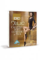 Носки женские EGEO Oliwia Soft Comfort 40 Den, 2 пары ONESIZE antracite