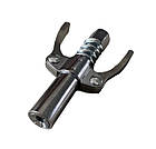 Насадка швидкознімна на шприц для змащування Heavy Duty + шланг з пружиною для мастильного пістолета, фото 4