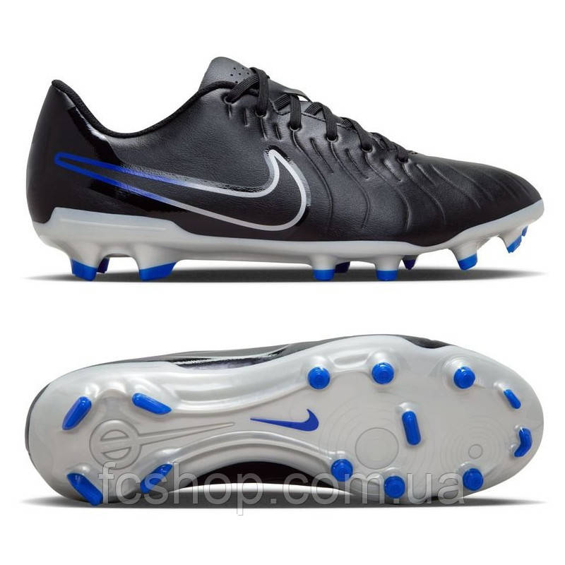 Бутси Nike Tiempo LEGEND 10 CLUB FG/MG DV4344-040, Чорний, Розмір (EU) — 44.5, фото 1