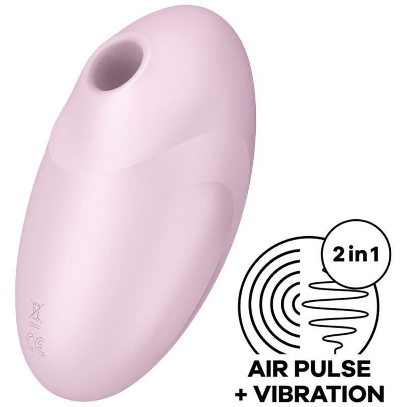 Вакуумний стимулятор з вібрацією Satisfyer Vulva Lover 3 Pink, фото 1