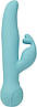 Вібратор-кролик Touch by SWAN — Trio Teal, сенсорне керування, ротація, діаметр 3,8 см, фото 2