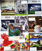 Зошит (36 арк.#) "Тетрада", серія Мікс, УФ-Лак, 20/240