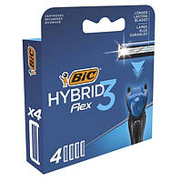 Змінні касети до станка BIC Flex 3 Hybrid 4 шт.