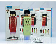 Бездротовий мікрофон WSTER WS2011 Bluetooth з колонкою 2в1 зі світлодіодним підсвічуванням Зелений, фото 2