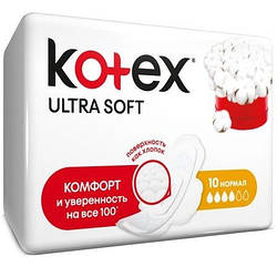 Прокладки "Kotex" Ultra 4 кап. 10 шт. 1/16