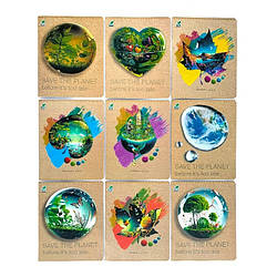 Зшитий (48 арк.#) "Тетрада" Екокартон/ТВЕРДА/кольор.обкл. ш.4820049499230, 1/10