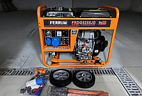Генератор дизельний FERRUM FRDG3335JD 3,3/3,5 кВт (електростартер)