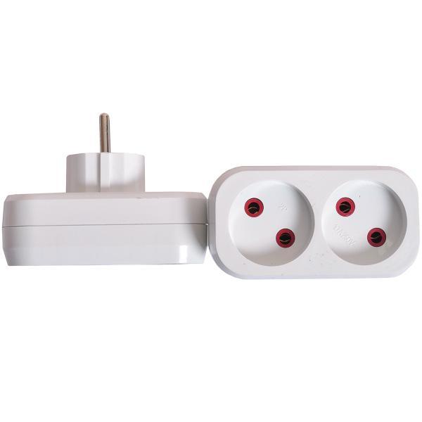 Двійник електричний білий "Morke" 9*4,5*3 см. (M22), фото 1