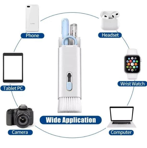 Багатофункціональний набір 7в1 для чищення електроніки та гаджетів (LY-294)