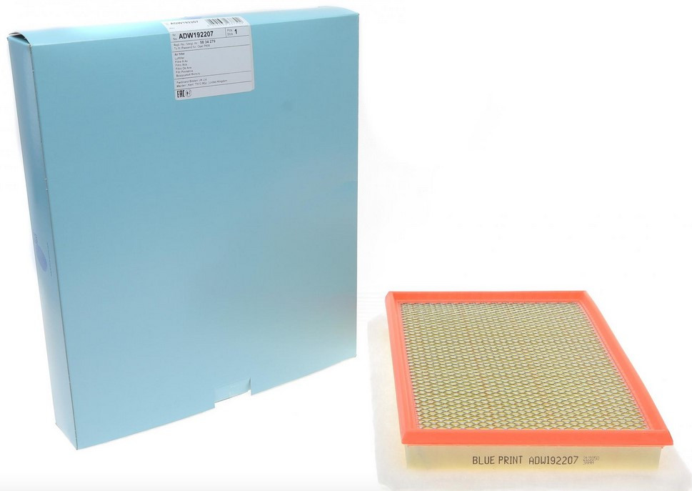 Фільтр повітряний Opel Astra H 1.6-1.9D Blue Print ADW192207, фото 1