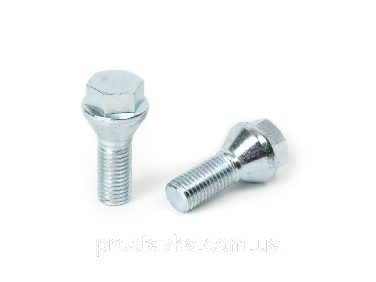 Болт C17A25 Z M12X1.50X25 Цинк Конус з виступом ключ 17 мм з укороченою головкою, фото 1