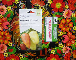Насіння солодкого перцю Велізарій (Елітний Ряд), 30 насінин — середньоранній (115-130 днів), типу Угорський