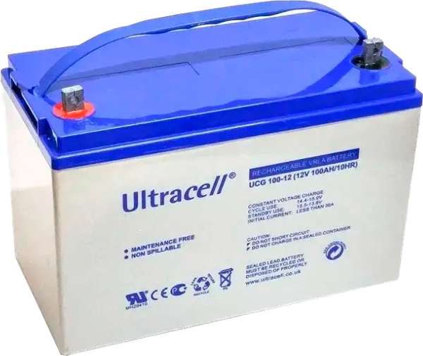 Акумуляторна батарея Ultracell UCG100-12 GEL 12V 100 Ah від компанії  Правильне електроживлення