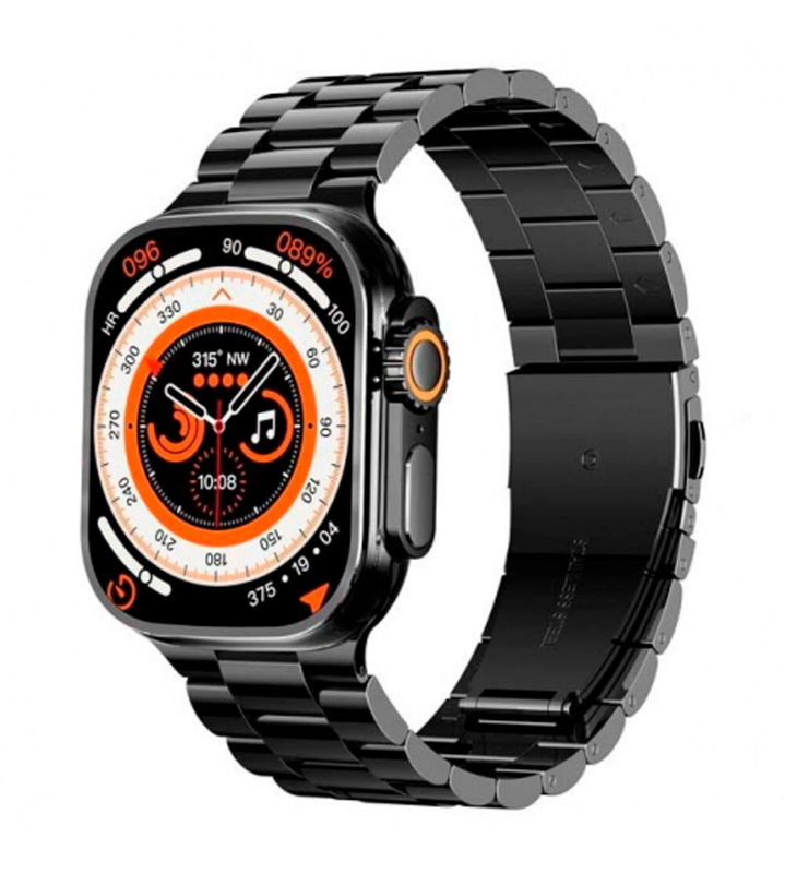 Розумний смарт-годинник Smart Watch H8 Ultra Max 49 mm смарт-годинник з магнітною зарядкою і функцією дзвінка чорний