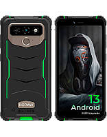 Защищённый смартфон HOTWAV T5 MAX 4/64GB GREEN Зеленый NFC android 13