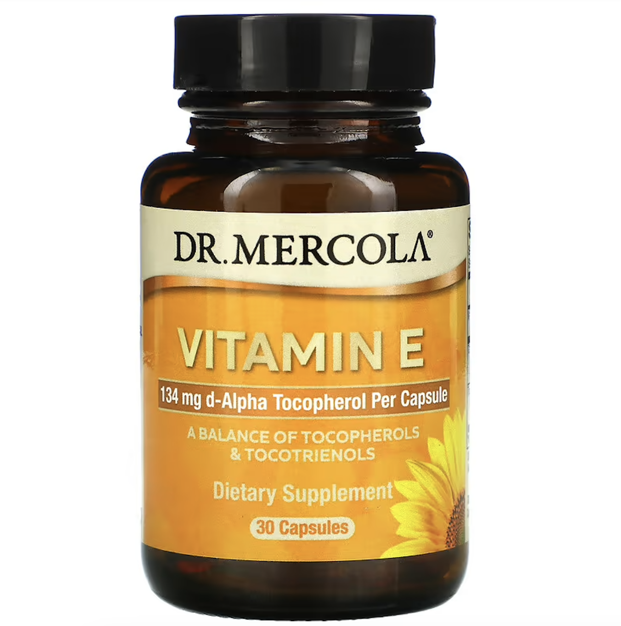 Dr. Mercola, Вітамін Е, 30 капсул