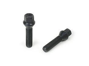 Болт FARAD  ⁇  Болт М14*1,5*45 мм Конус Чорний Цинк ключ 17