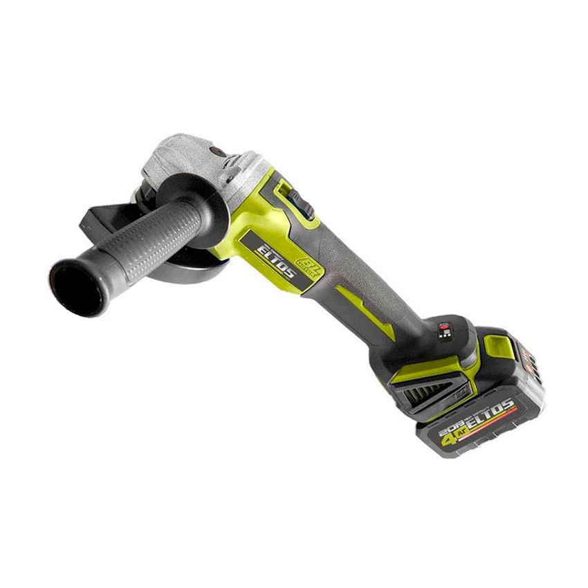 Акумуляторна кутова шліфмашина Eltos МШУ-125/20 BL (Brushless, Кейс), фото 1