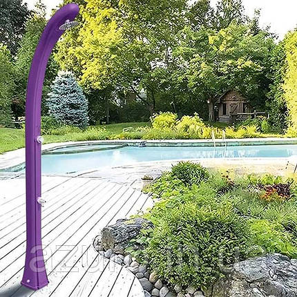 Душ сонячний Aquaviva So Happy з мийкою для ніг, фіолетовий DS-H221VO, 28 л, фото 3