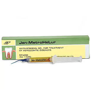 Jen MetroHeLur (Джен МетроГеЛур) антимікробний гель для лікування пародонту, шпр. 2мл