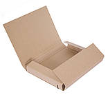 Папка-короб на резинці картонна, B5, КРАФТ-покриття, фото 2