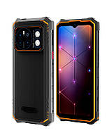 Защищённый смартфон Hotwav Cyber 13 Pro 12/256Gb orange Оранжевый NFC 150 lumen flashlight android 13
