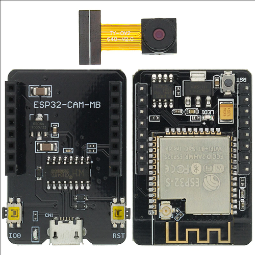ESP32 CAM з платою програматора (ID#1962058475), цена: 332.50 ₴, купить ...