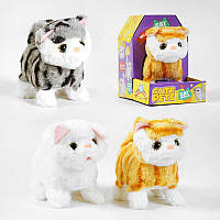 Кошеня 933-82 E (48/2) 3 види, нявкає, ходить, виляє хвостом, в коробці, ВИДАЄТЬСЯ ТІЛЬКИ МІКС ВИДІВ