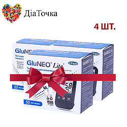 Тест-смужки GluNeo Lite 50 шт. 4 паковання