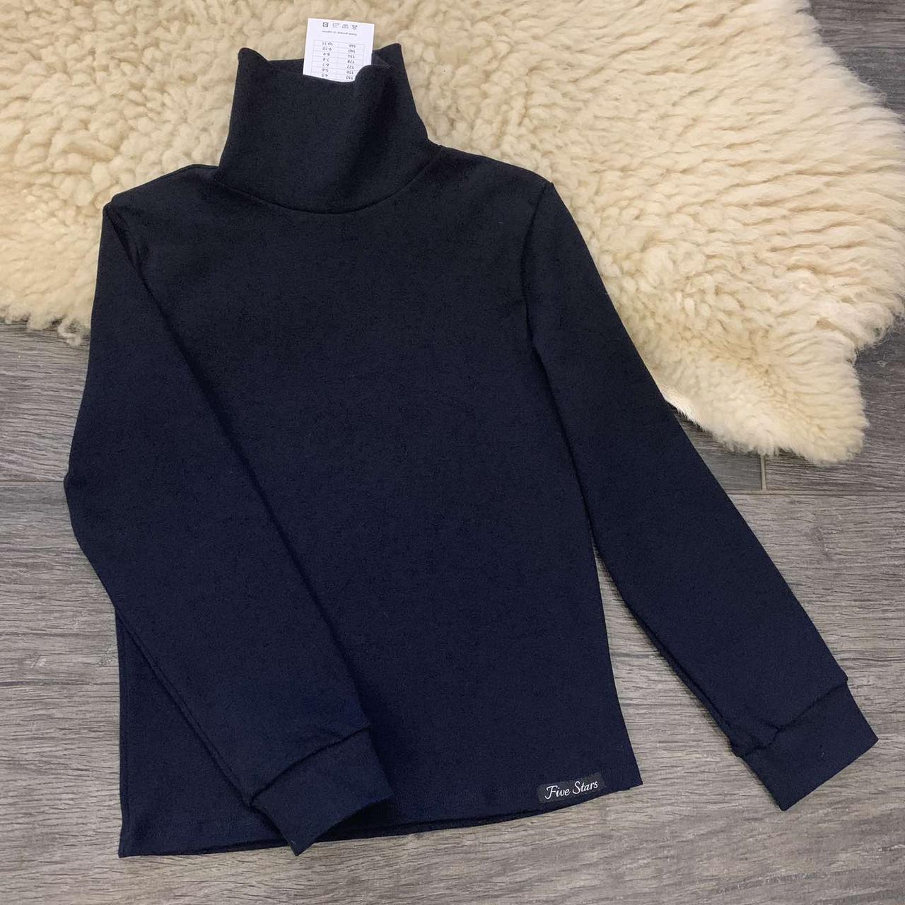 Водолазка — гольф рибана темно-синій Five Stars KD0391-110p