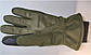 Зимові повнопалі рукавички на флісі Олива Solve c кісточками KT6010201 PeremogaUA, фото 8