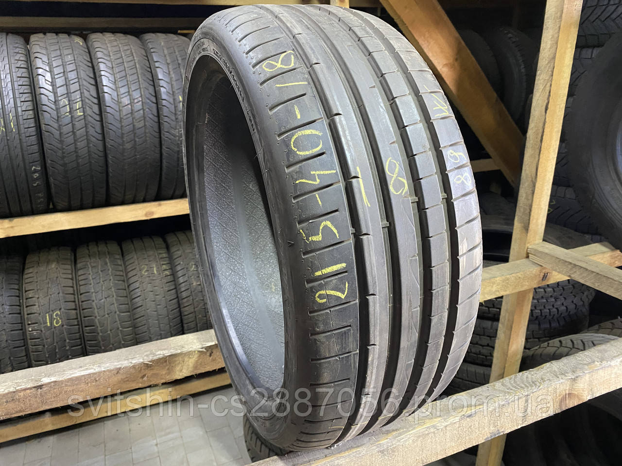 Розпаровка 215/40R18 Dunlop Sport Maxx 6.5мм 2018рік, фото 1
